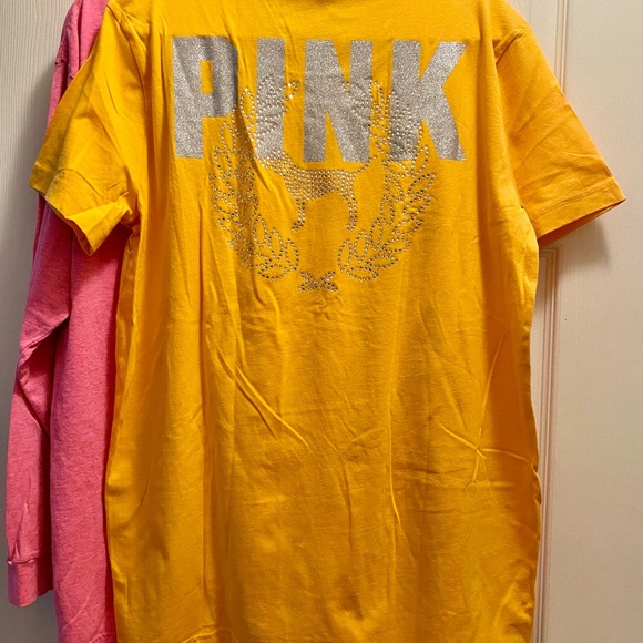 Bundle, 2 Pink Medium shirts NEW - Picture 2 of 9